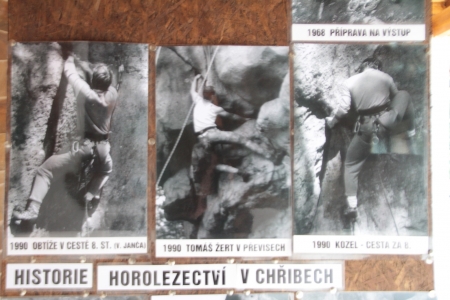 Historie horolezectví ve Chřibech