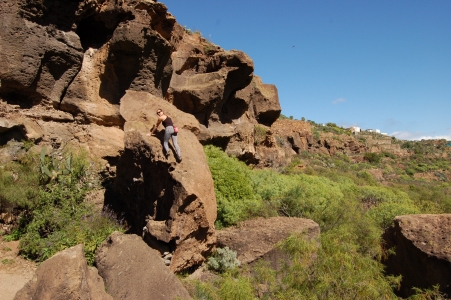 Tenerife bouldering - Arico Nuevo