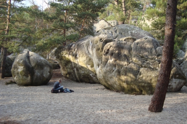 Bouldering ve Fontainebleau