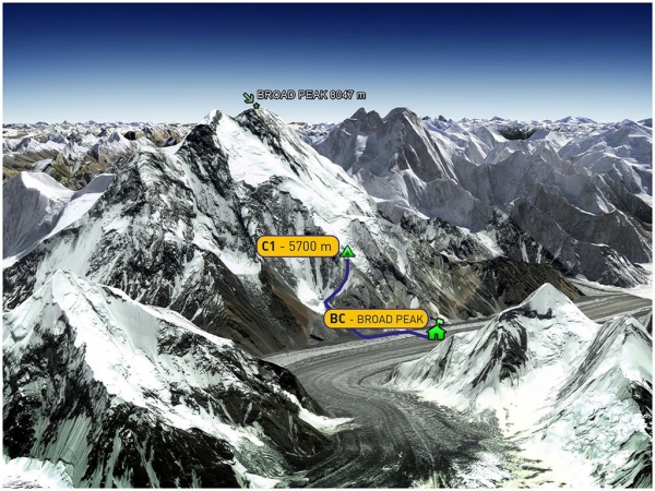 Broad Peak - Libor a Marek postavili C1