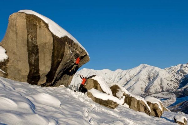 Nejtěží boulder New Zealandu zopakován!