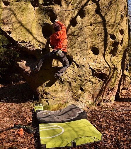 Malý Kozel - bouldering ve Chřibech